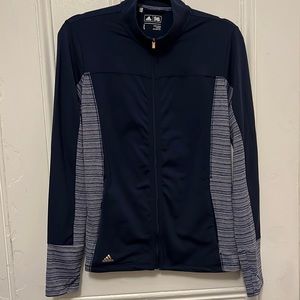 Adidas ladies lightweight full zip golf jacket, size large